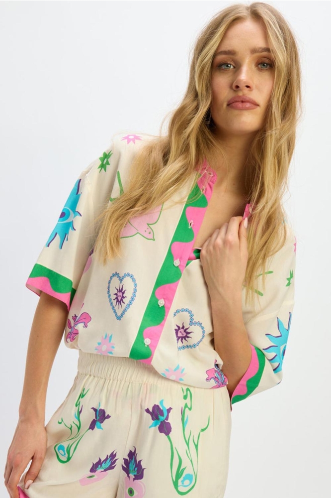ALANA BLOUSE R2503933667 003 CREAMY WHITE